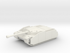 Zrinyi I with side armor Hungarian ww2 tank  in White Natural Versatile Plastic