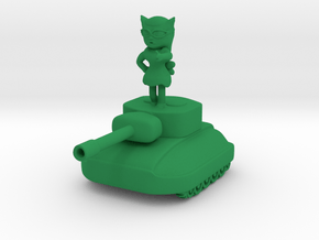 Fiura The Tank Girl Figurine #1 in Green Processed Versatile Plastic