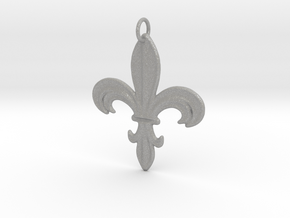 Heraldik Lilie 1 in Aluminum