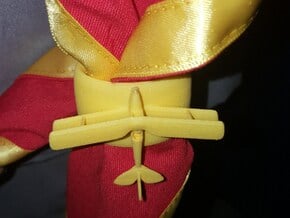 Tiger Moth Woggle in Yellow Processed Versatile Plastic