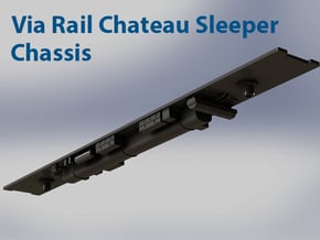 Chateu Sleeper Chassis  N Scale in Tan Fine Detail Plastic