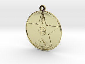 Metatronia Energy Therapy Amulet in 18K Gold Plated