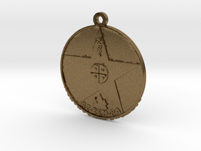 Metatronia Energy Therapy Amulet in Natural Bronze