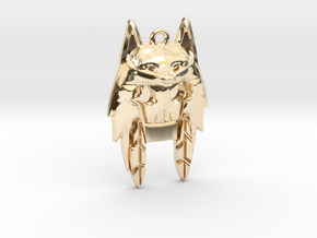 Wolf Hoodie in 14k Gold Plated Brass
