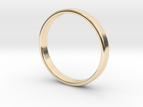 Simple band - size 9 US / 189 mm EU in 14K Yellow Gold: 9 / 59