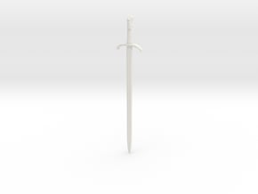 1/6 Game of Thrones sword Longclaw in White Natural Versatile Plastic