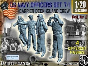1-20 USN Officers Carrier Island Set7-1 in White Natural Versatile Plastic