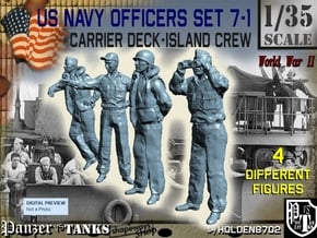 1-35 USN Officers Carrier Island Set7-1 in Tan Fine Detail Plastic