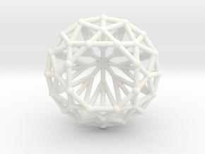 Diamond - Brilliant crystal geometry in White Processed Versatile Plastic