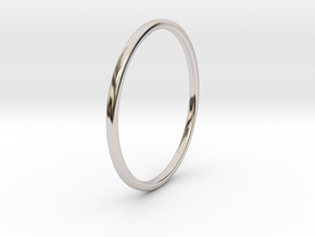 Simple band - size 9 US/ 189 mm EU - 1.2 mm thick  in Platinum