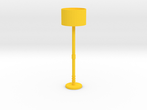 Floor Lamp in Yellow Processed Versatile Plastic