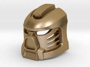Tahu Prototype Mask in Polished Gold Steel