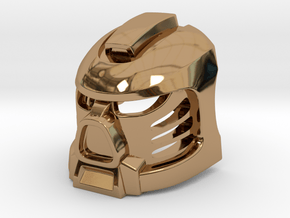 Tahu Prototype Mask in Polished Brass