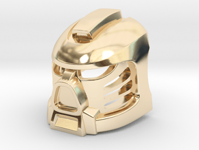 Tahu Prototype Mask in 14k Gold Plated Brass