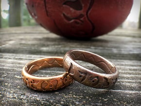 Precursor Ring in Polished Bronze: 10 / 61.5