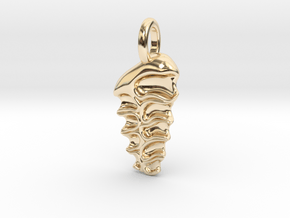 Tappanina pendant in 14k Gold Plated Brass