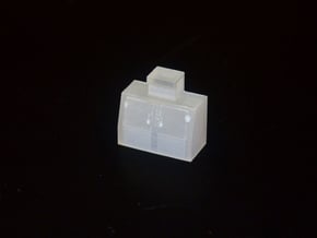 HO-Scale Slant Double Door Ice Cooler in Smooth Fine Detail Plastic