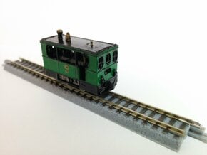 Hohenzollern Tramway locomotive in Tan Fine Detail Plastic
