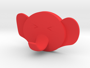 ELEPHANTO in Red Processed Versatile Plastic