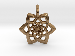 Spectacular Pendant in Natural Brass