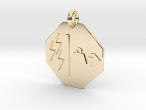 Pendant Mass Energy Equivalence in 14K Yellow Gold