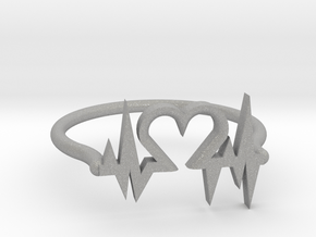 Heart Ring in Aluminum