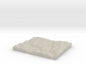 Model of Dungeon Hollow in Natural Sandstone
