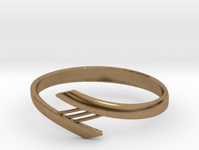 Bridge Bracelet in Natural Brass: Medium