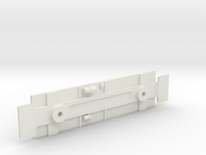 D&RGW Caboose 1400Series Chassis in White Natural Versatile Plastic