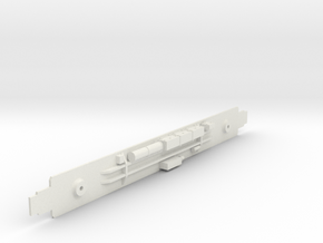 D&RGW Prospector Coach Chassis in White Natural Versatile Plastic