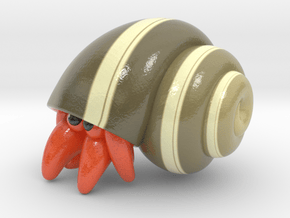 Scuttles the Hermit Crab in Glossy Full Color Sandstone