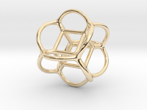 Soap Bubble Cube (from $12.50) in 14K Yellow Gold: Medium