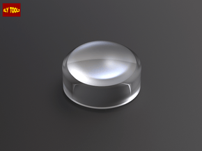 Droid Caller - Light Bulb / Lens in Tan Fine Detail Plastic