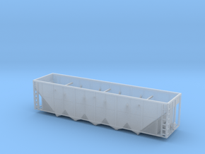 BNSF RD4 Hopper - Zscale in Smooth Fine Detail Plastic