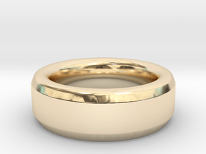 Simple Ring in 14k Gold Plated Brass: 9 / 59