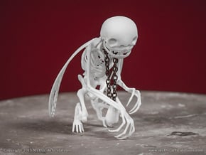 Tooth Fairy Skeleton in White Natural Versatile Plastic