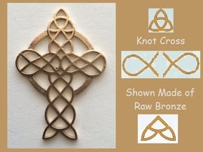 Knot Cross in Natural Bronze