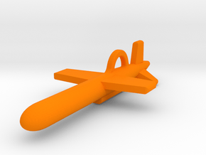 Bqm-74-e-Pendant in Orange Processed Versatile Plastic