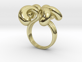 Water Drops Ring (From $19) in 18k Gold Plated Brass: 7 / 54