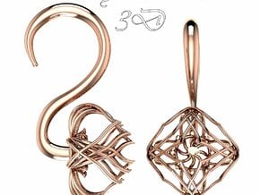 Plugs / gauges/ The Lotus Plug 4g (5 mm) in 14k Rose Gold Plated Brass