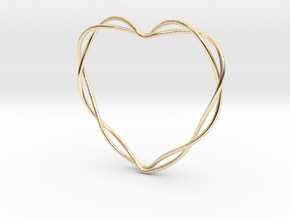 Woven Heart in 14K Yellow Gold: Small