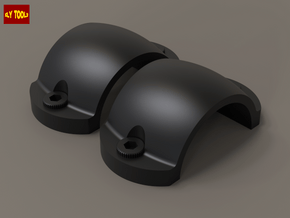 TFA Scope Mount Caps in Black Natural Versatile Plastic