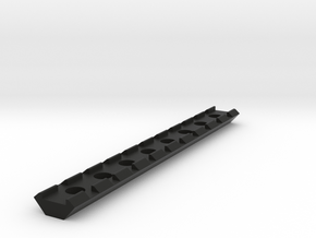 20mm Rail 160mm in Black Natural Versatile Plastic