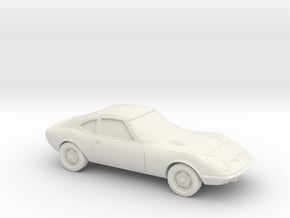 1/87 1968-73 Opel  GT in White Natural Versatile Plastic