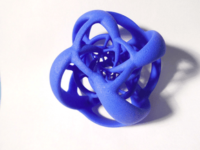 Cube Hopf preimage (corners) in Blue Processed Versatile Plastic