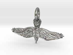Eagle Pendant in Natural Silver