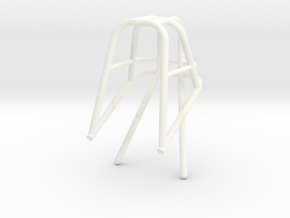Roll Cage 1/12 Frame Top Only Narrow  in White Processed Versatile Plastic