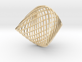 Lissajous Sphere in 14k Gold Plated Brass
