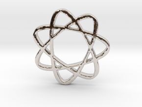 Infinatom in Rhodium Plated Brass