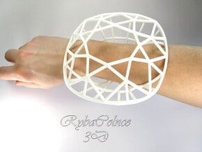  Bracelet The Diamond in White Processed Versatile Plastic